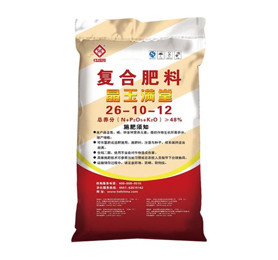 紅四方復合肥料晶玉滿堂48%（26-10-12）
